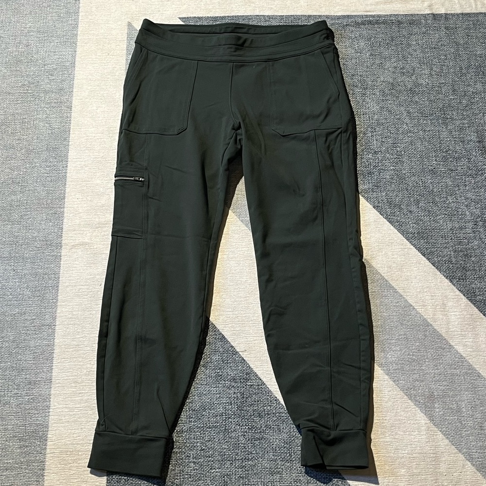 Athleta Metro Dark Green Joggers (M)